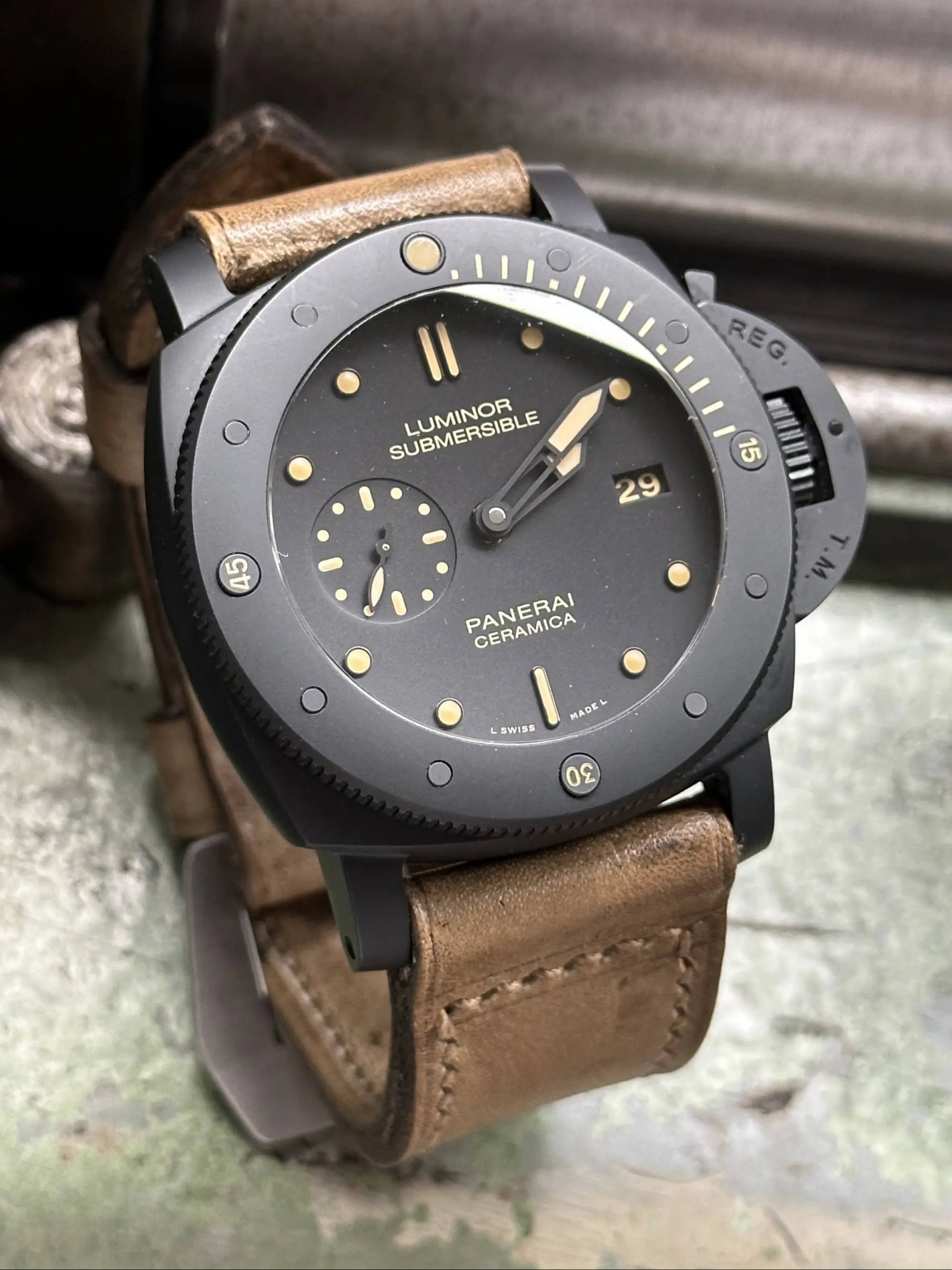 watch strap sanders PRIMO vintage Panerai PAM508
