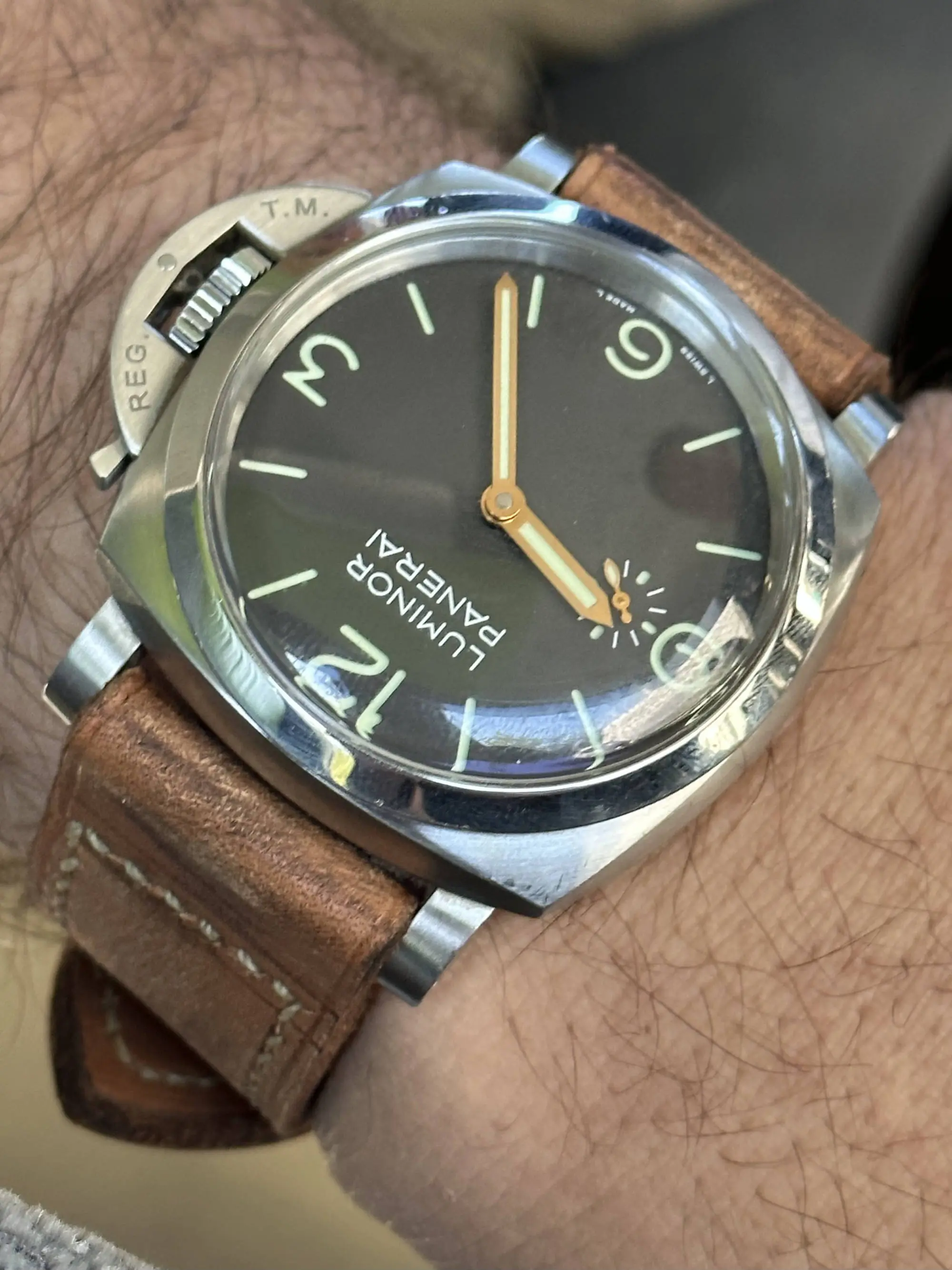 watch strap AUDERE ANZIANE vintage Panerai pam1080