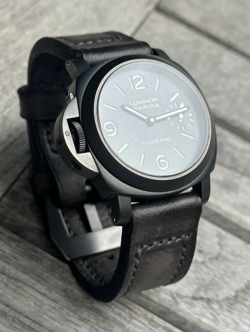 watch strap sanders CARBONE ANZIANE vintage panerai PAM26