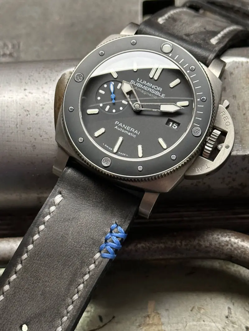 watch strap sanders POTESTAS ANZIANE vintage panerai pam1389