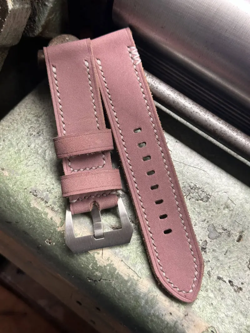 watch strap sanders ANTIQUE PINK custom